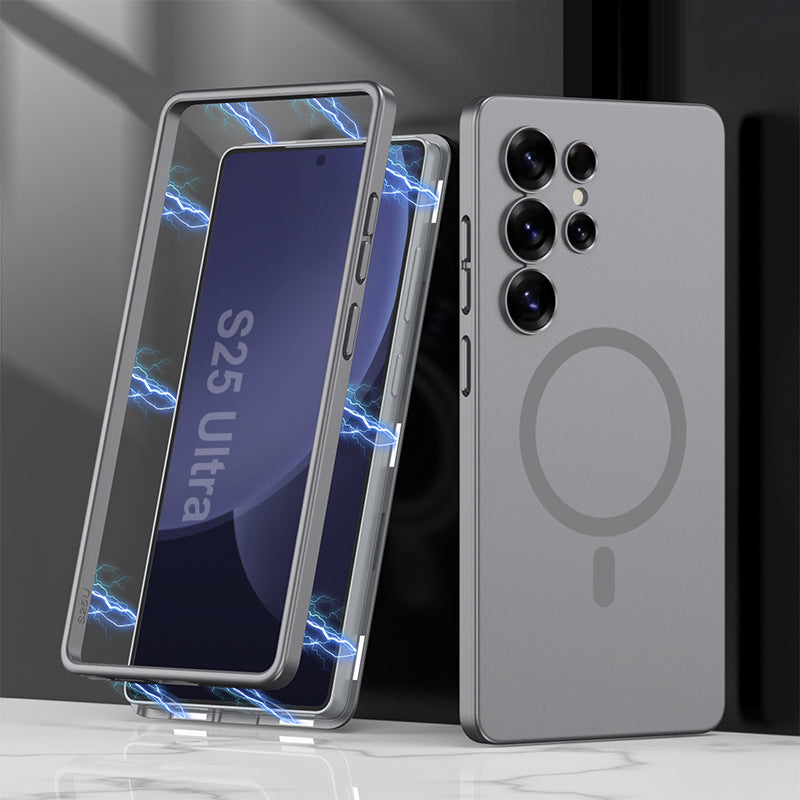 Magnetic Frame Frosted Case with MagSafe