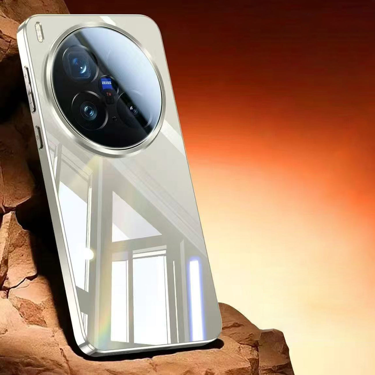 Electroplated Tempered Glass Case