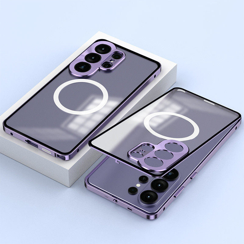 Single-Sided Buckle Metal Frame Case with MagSafe