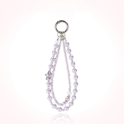 Pearl Double Pendant Rope Wristband