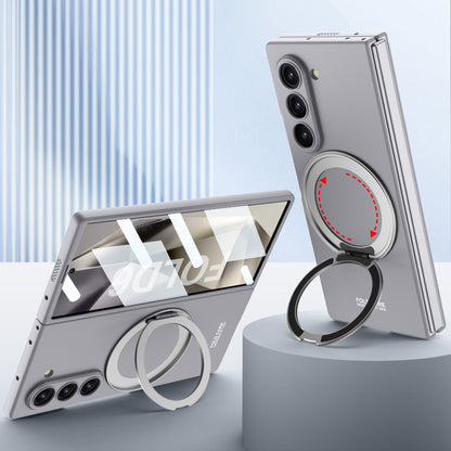 Rotating Magnetic Ring Frosted Case with MagSafe