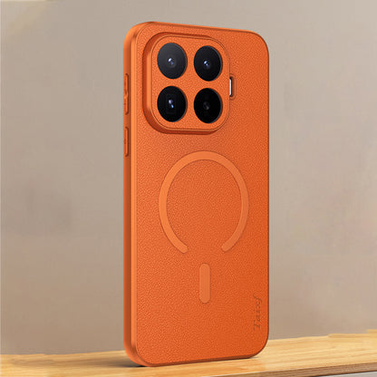 Lychee-Textured Leather Case with MagSafe