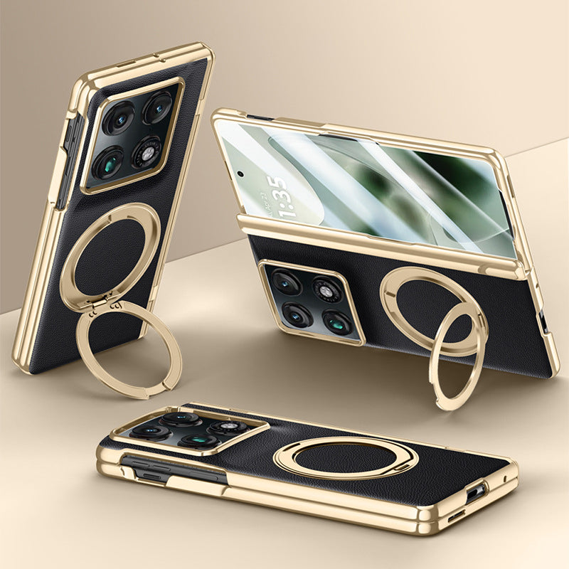 360° Rotating kickstand Leather Case with MagSafe