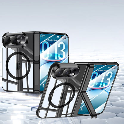 Transparent Electroplated Case with Kickstand