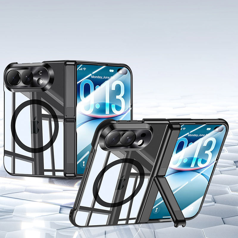 Transparent Electroplated Case with Kickstand