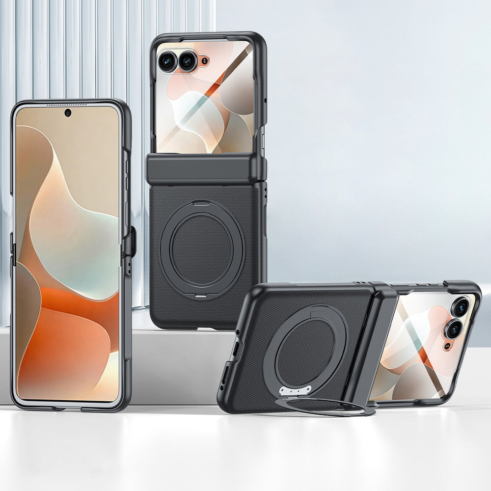 360° Rotating kickstand Leather Case with MagSafe