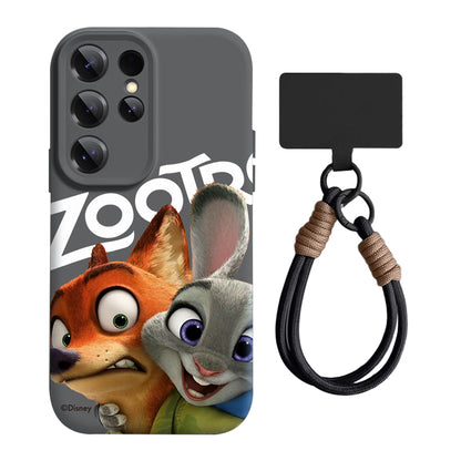 Zootopia Liquid Silicone Lanyard Case