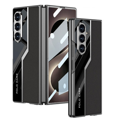 Sci-Fi Design Electroplated Leather Stitching Case