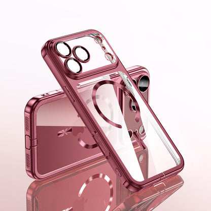 Transparent Electroplating Case with MagSafe