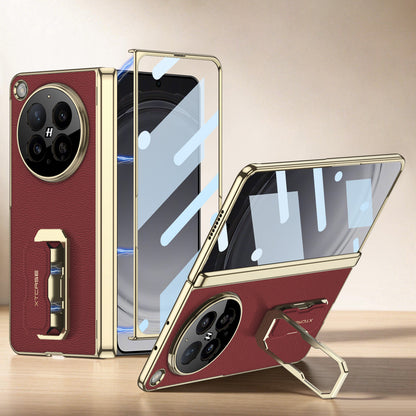 Wristband Kickstand Leather Foldable Case