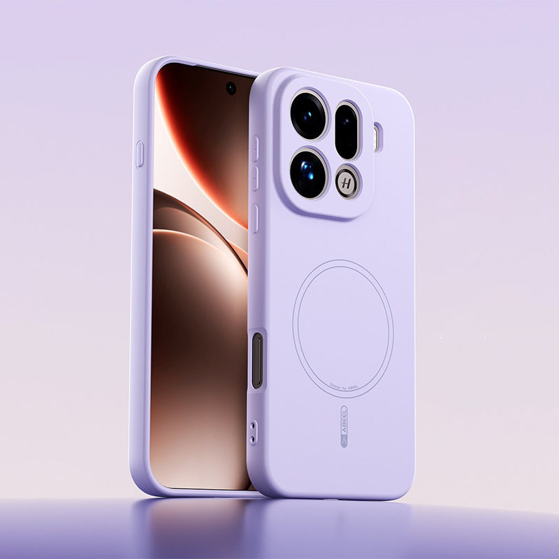 Solid Color Liquid Silicone Case with MagSafe