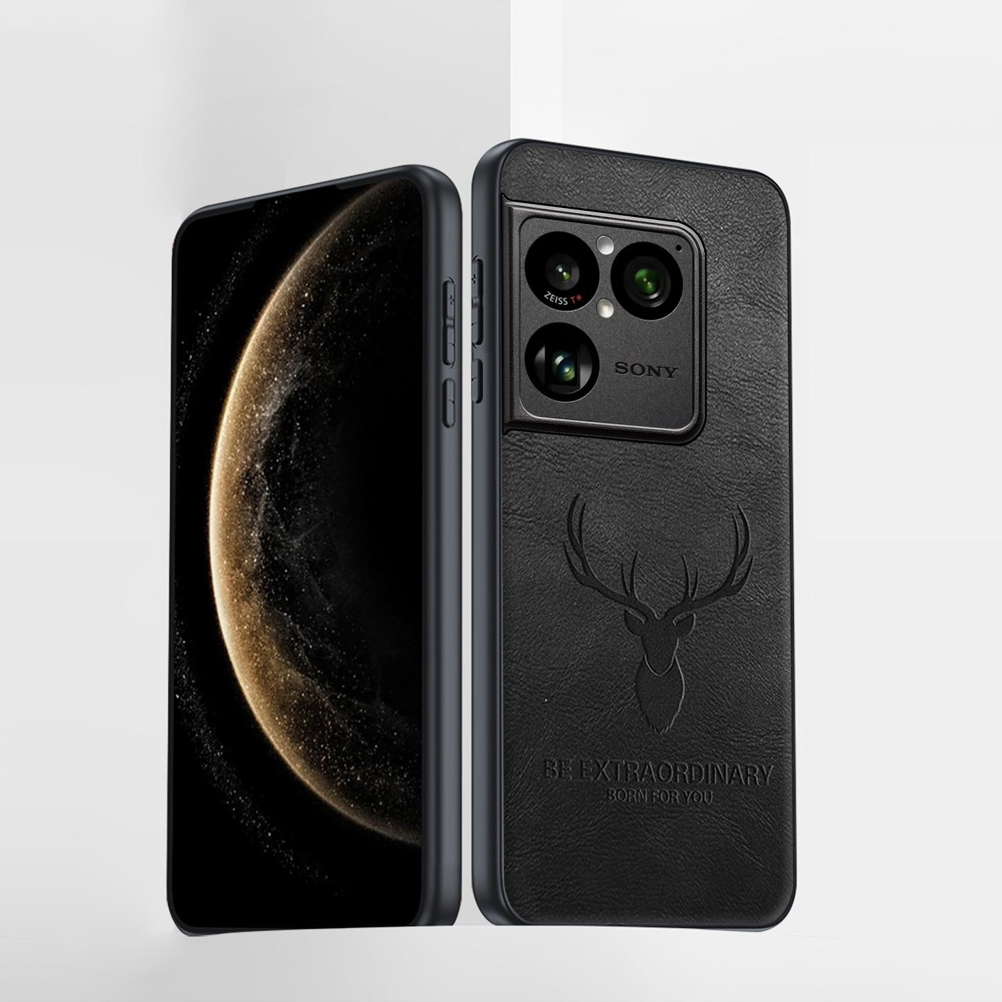 Elk Engraved Leather Case