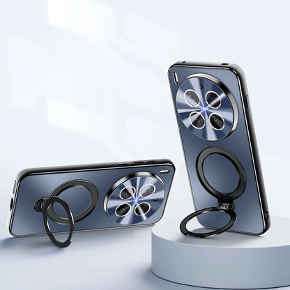 Rotating Magnet Stand Frosted Case with MagSafe