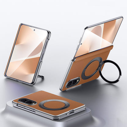 Folding Stand Leather Case with MagSafe