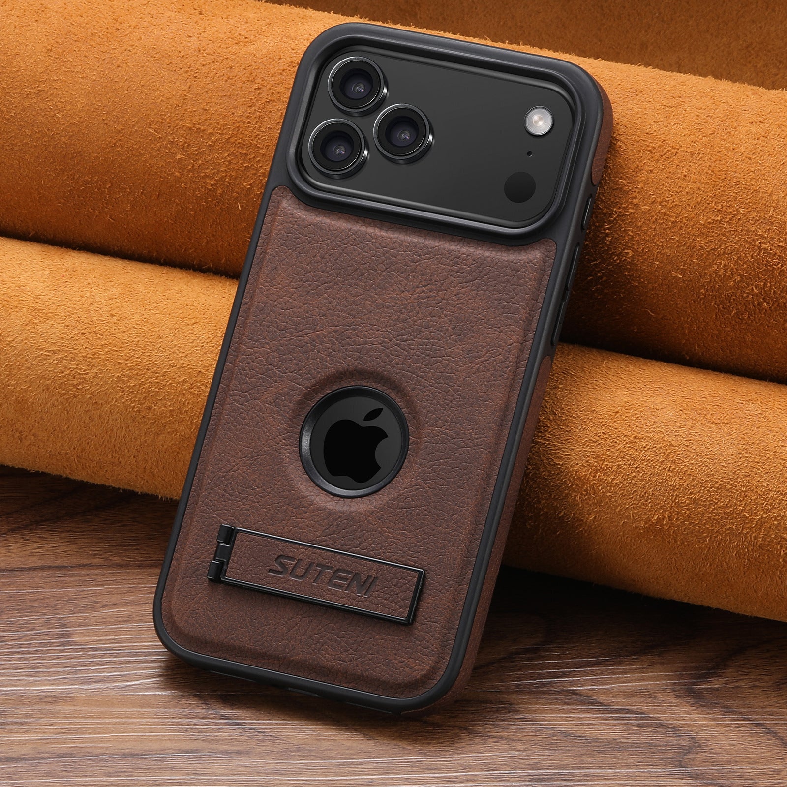 Invisible Bracket Leather Case with MagSafe