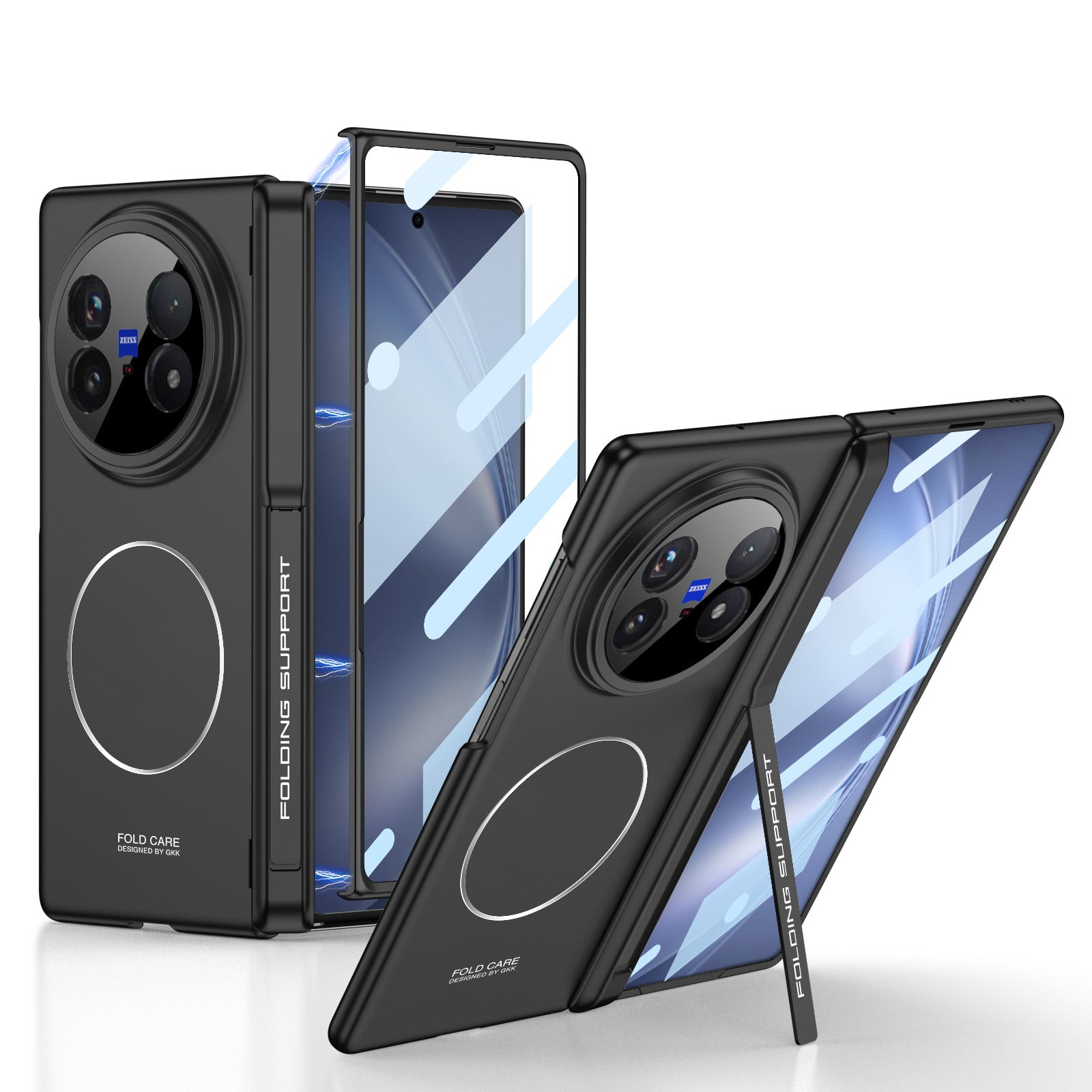 Frosted Ultra-Thin Kickstand Case with MagSafe