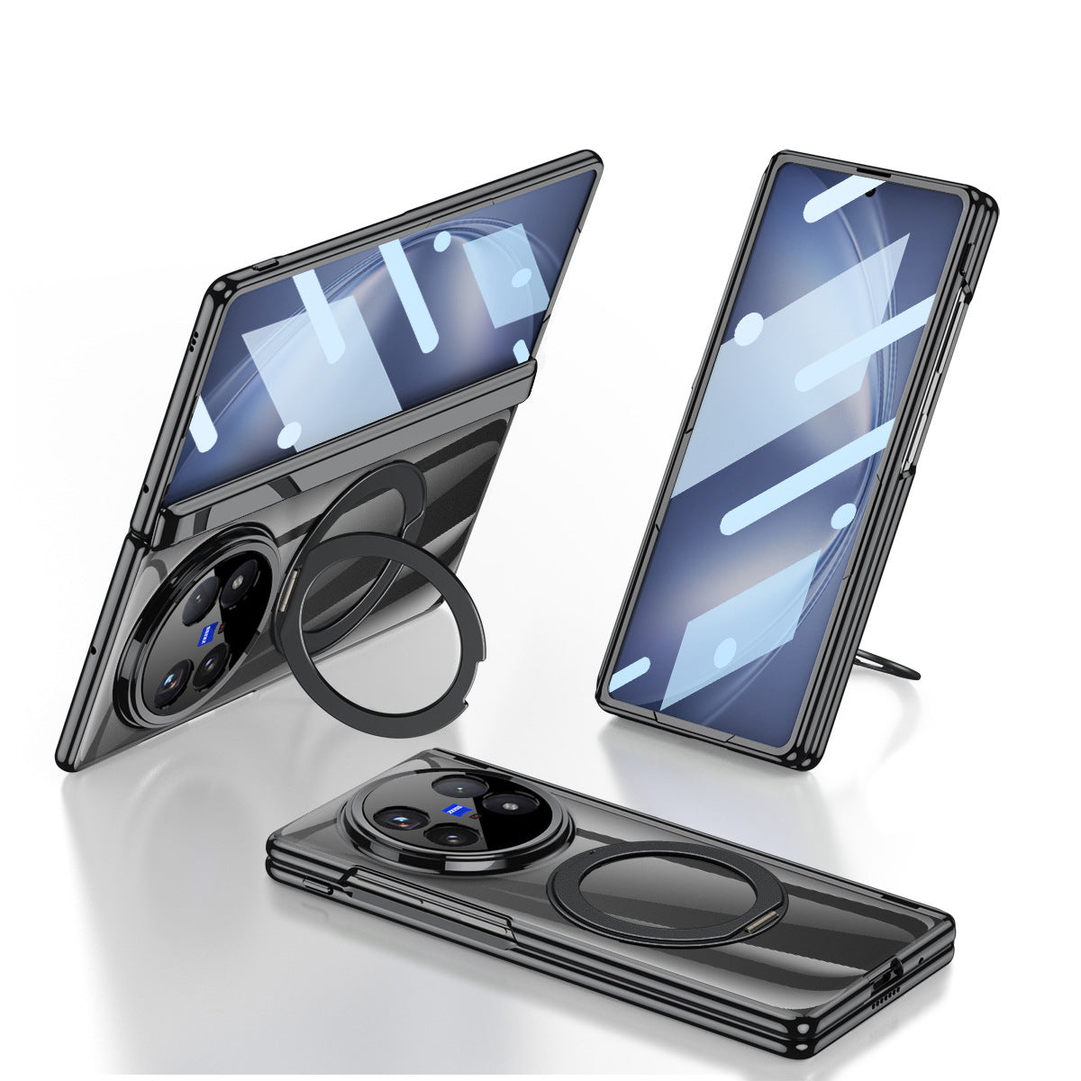 360° Rotating Kickstand Clear Case with MagSafe