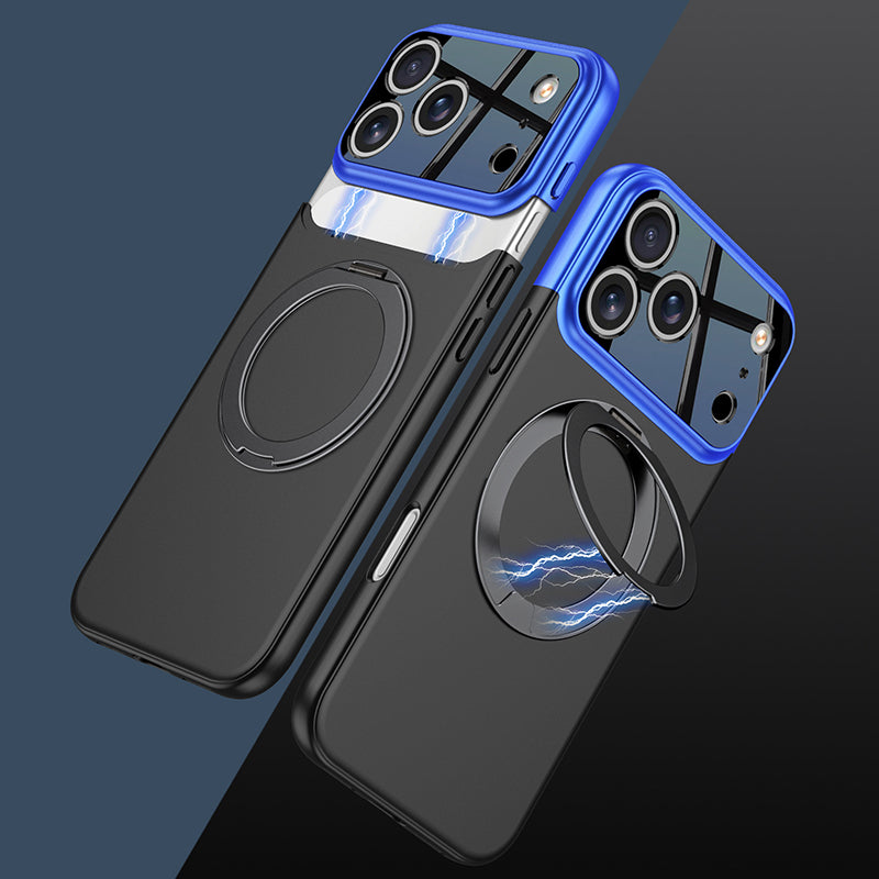 Creative Stitching Frosted Kickstand Case with MagSafe