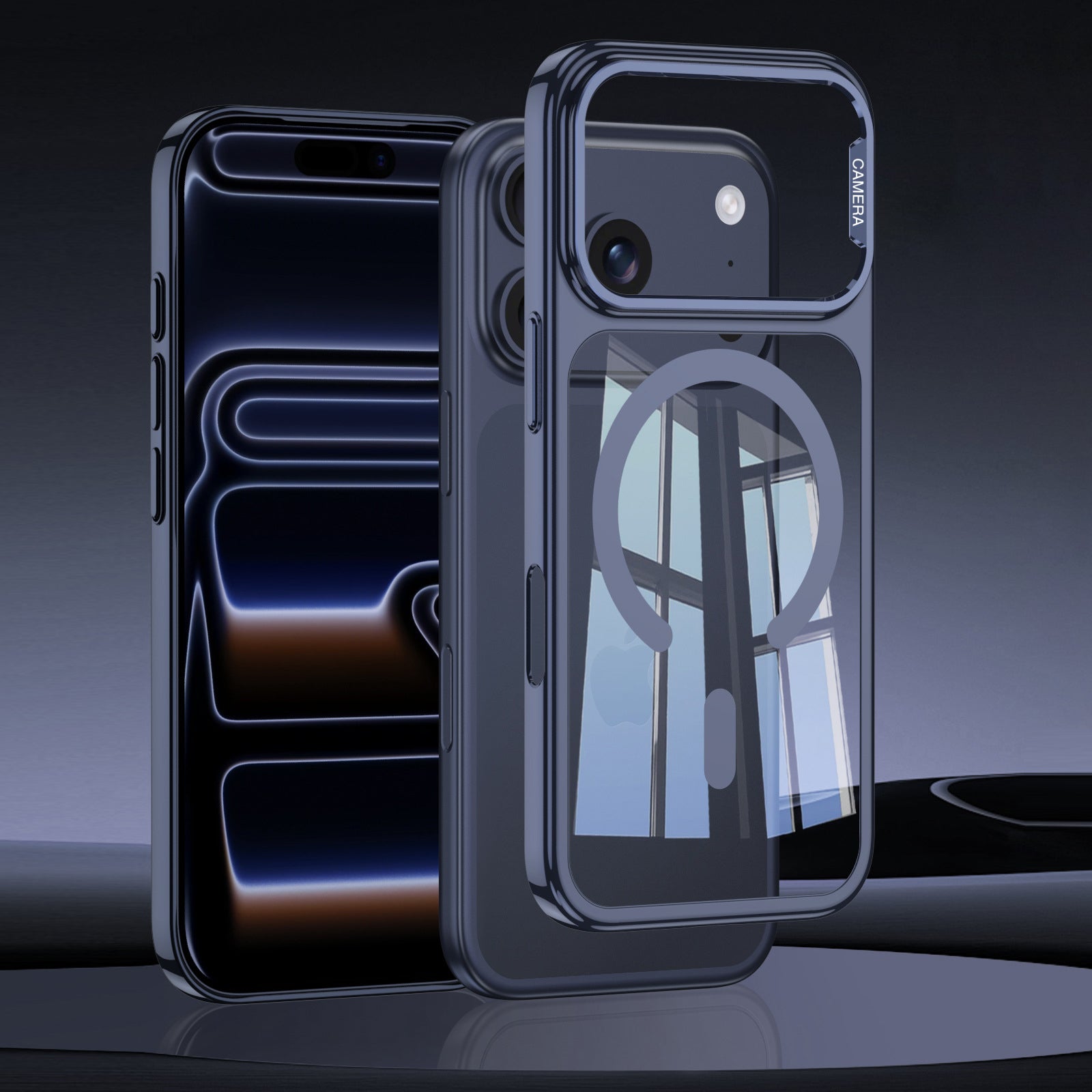 Electroplated Clear Case with MagSafe