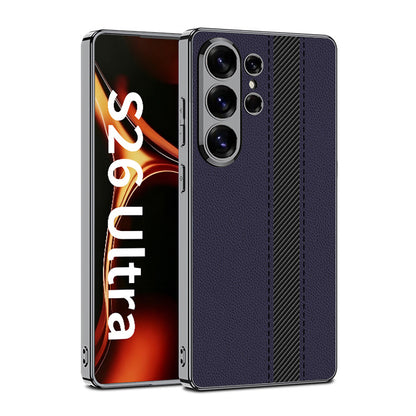 Classic Solid Color Leather Case