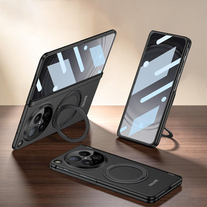 Rotating Magnet Ring Frosted Case with MagSafe