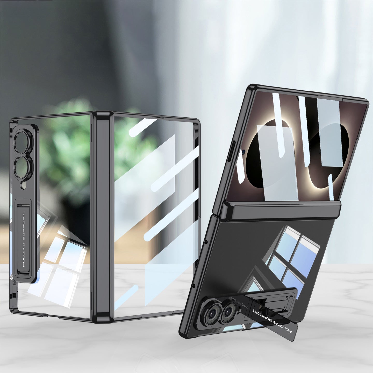 All-Inclusive Hinged Transparent Case