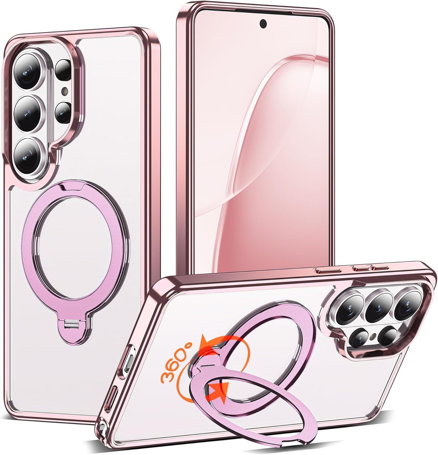Electroplated Clear Case with MagSafe
