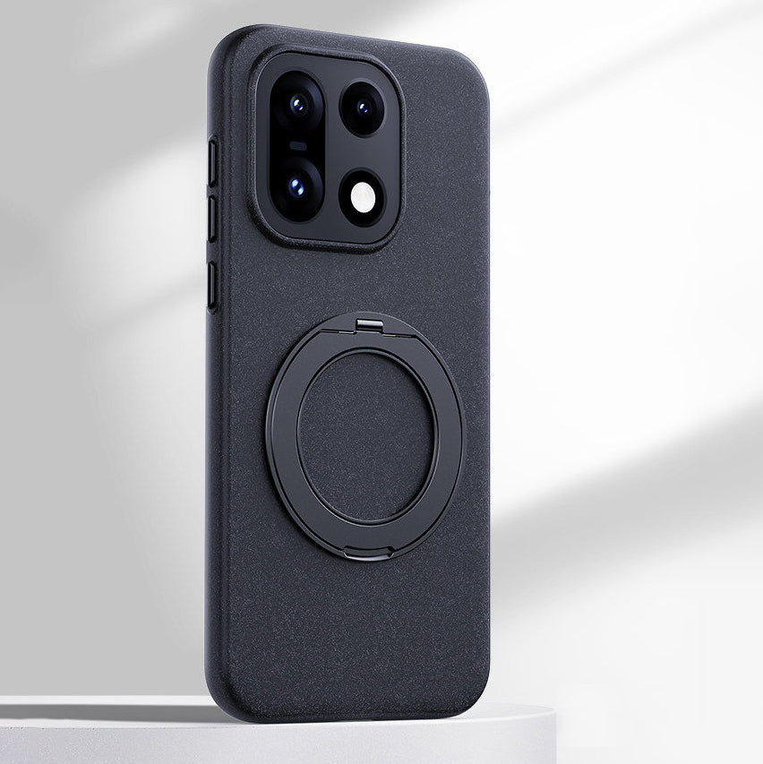 Rock Sand Material Ring Holder Case with MagSafe