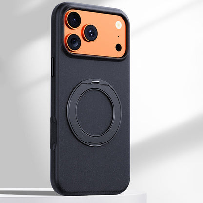 Rock Sand Material Ring Holder Case with MagSafe