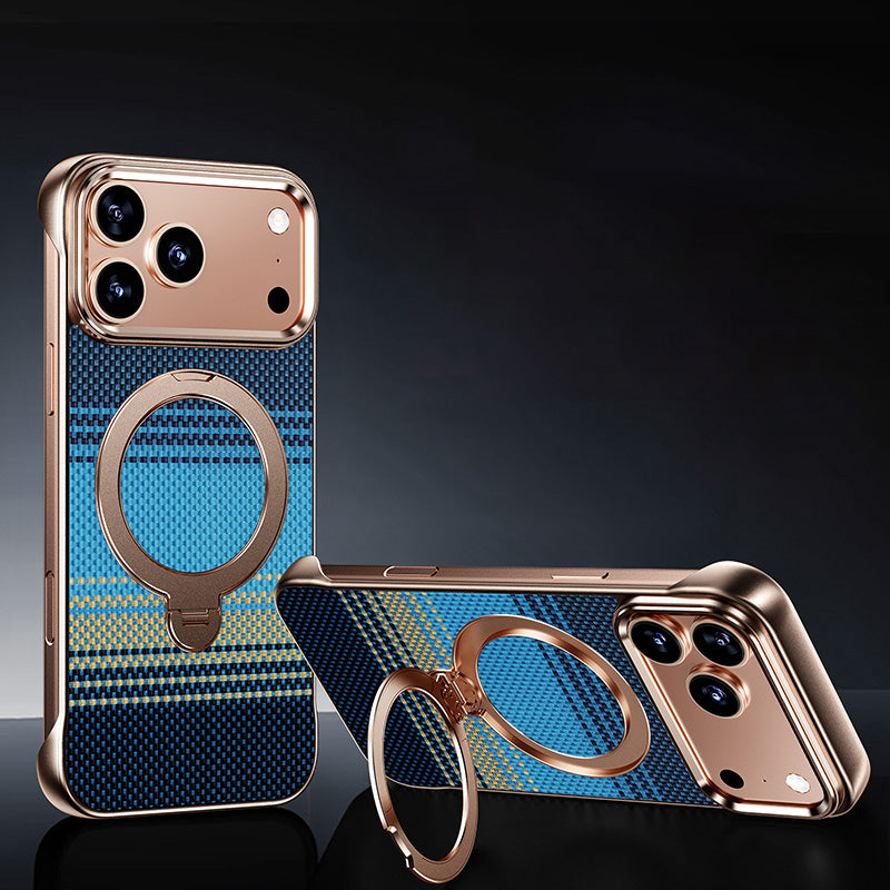 Printed Carbon Fiber Matte Case with MagSafe