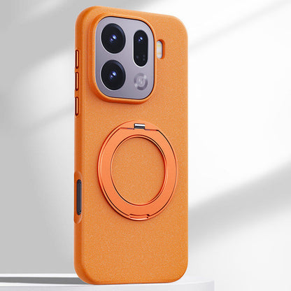 Rock Sand Material Ring Holder Case with MagSafe