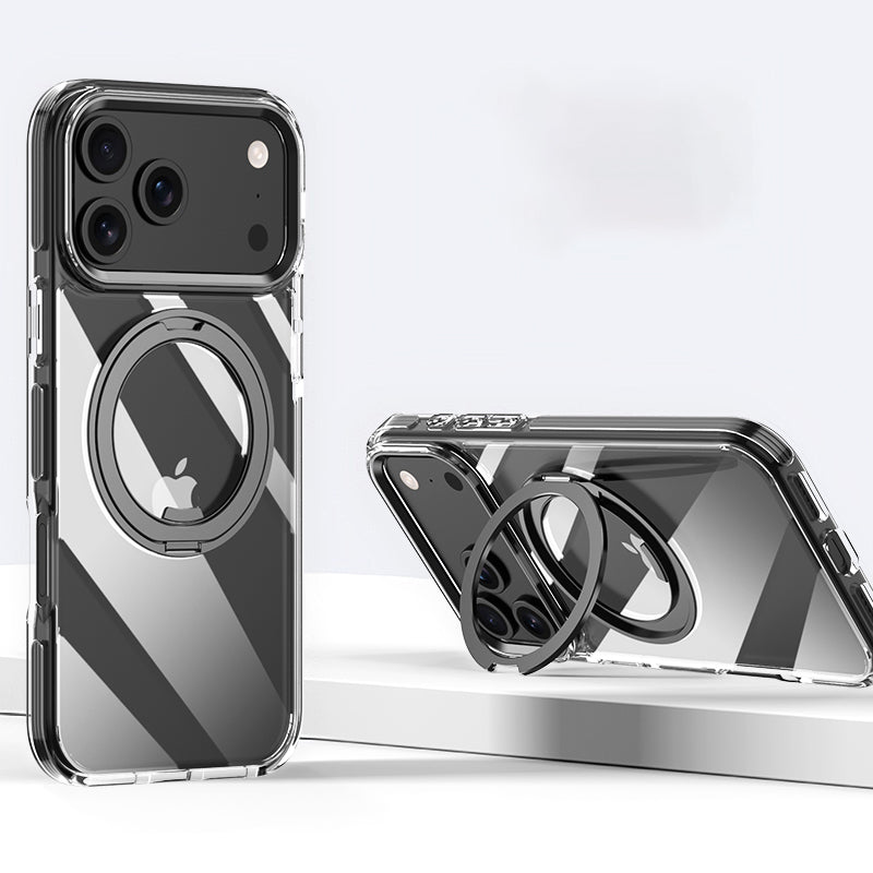 360° Rotating Kickstand Clear Case with MagSafe