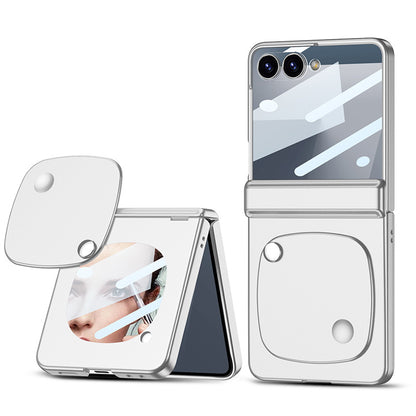 Frosted Case with Makeup Mirror