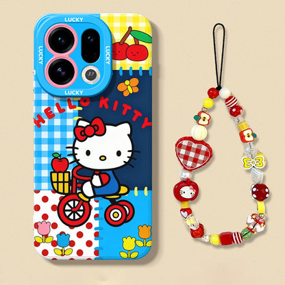 Hello Kitty Liquid Silicone Lanyard Case