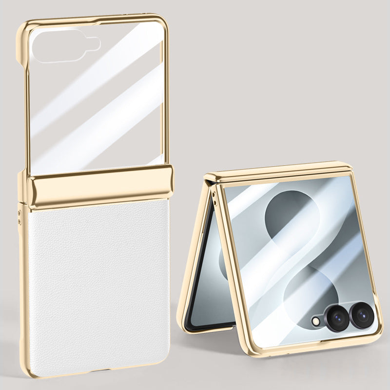 Luxury Electroplated Leather Case