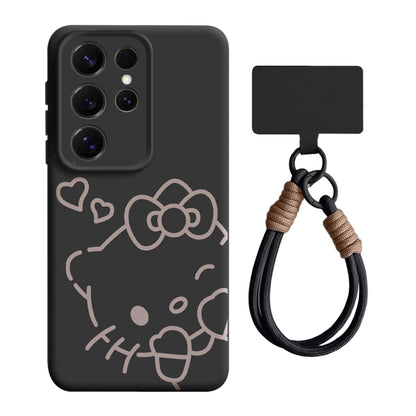 Hello Kitty Liquid Silicone Lanyard Case