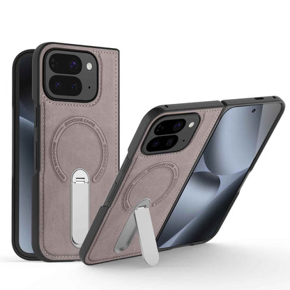 Folding Stand Business Leather Case