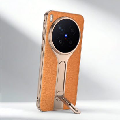 Folding Kickstand Leather Case