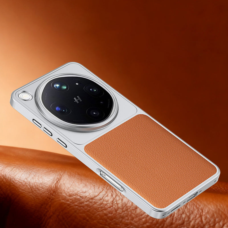 Luxury Matte Anti-Slip Leather Case
