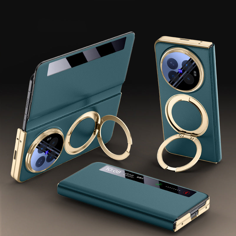 Folding Flip Leather Case with Kickstand
