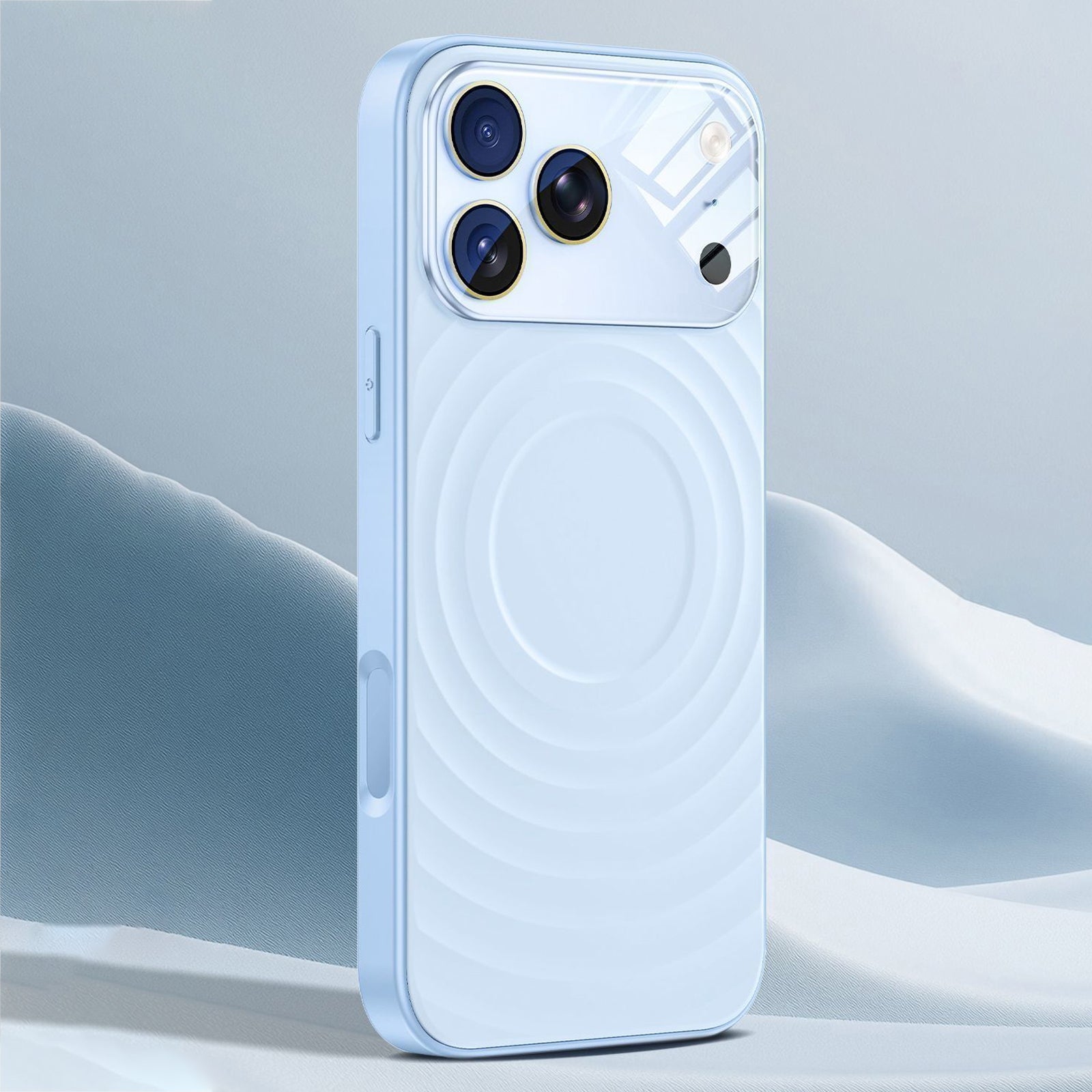 Ripple Texture Liquid Silicone Case with MagSafe