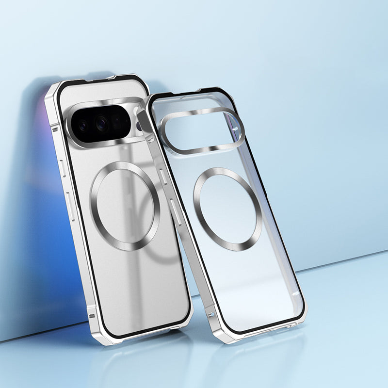 Single-Sided Buckle Metal Frame Case with MagSafe