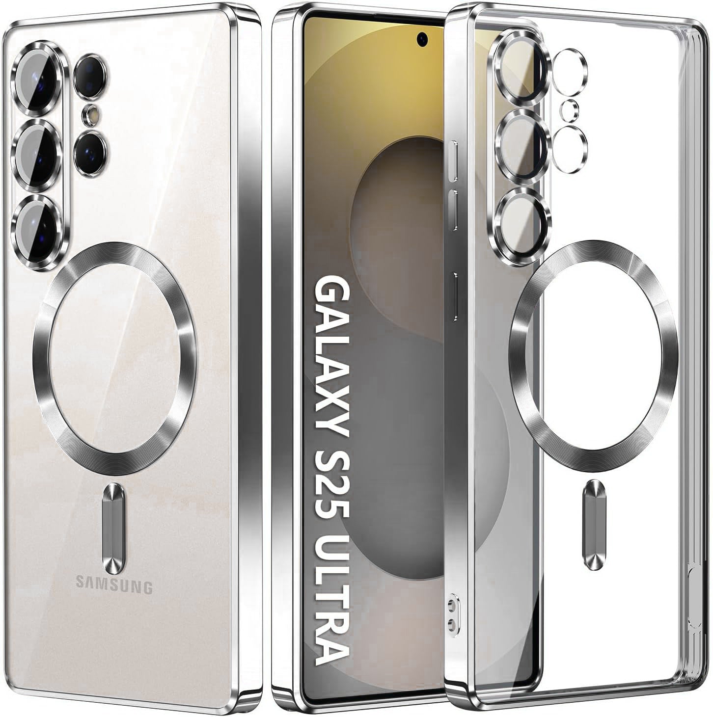 Transparent Electroplated Case with MagSafe