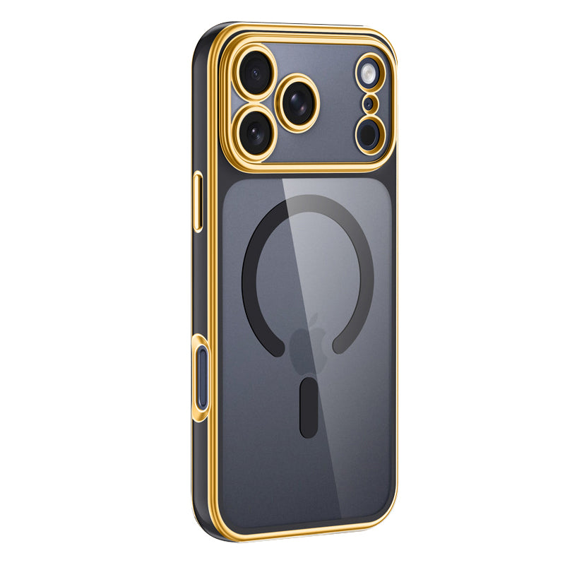 Semi-Transparent Frosted Electroplated Case with Magsafe