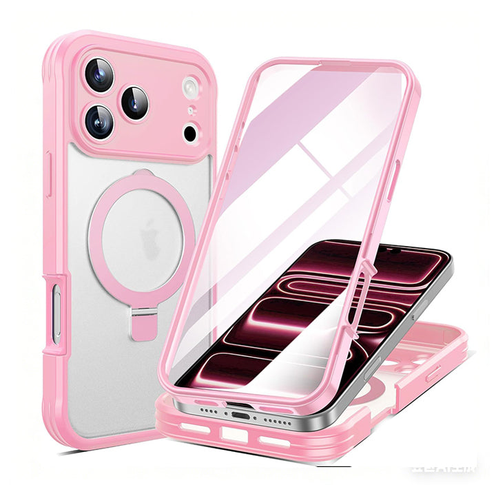 Double-Sided Protective Magsafe Case with Kickstand