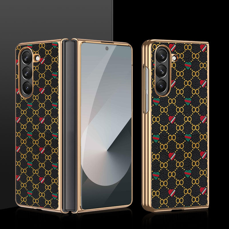 Luxury Electroplated Leather Case