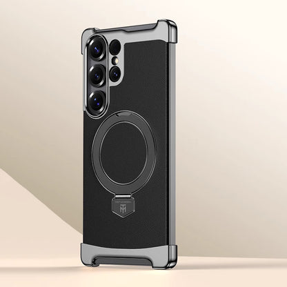 Foldable Stand Leather Case with MagSafe