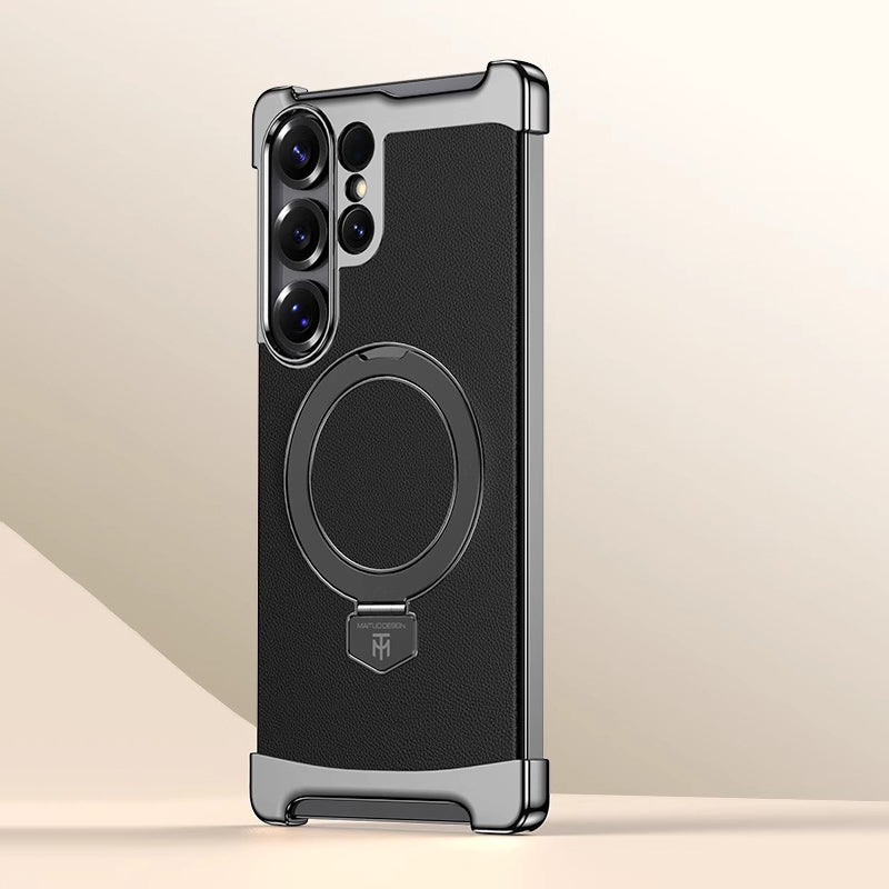 Foldable Stand Leather Case with MagSafe