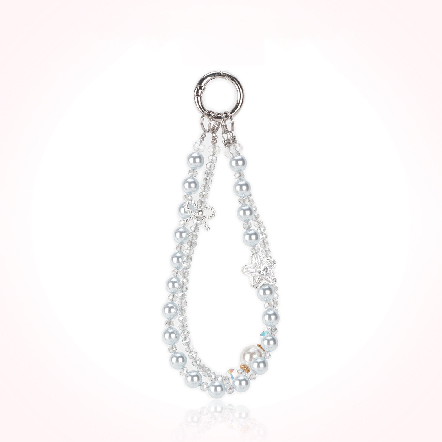 Pearl Double Pendant Rope Wristband