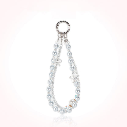 Pearl Double Pendant Rope Wristband